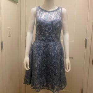 Women - YOANA BARACHI light blue lace dress, size:6, like new.